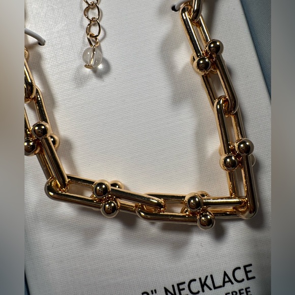 House of Harlow 1960 Gold cable Necklace. STATEMENT PIECE. NIB - Picture 4 of 4